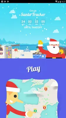 Santa Tracker android App screenshot 0